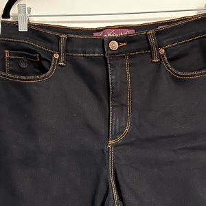 14P Gloria Vanderbilt Dark Blue Amanda Skinny Jeans